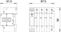 OBO V20-C U-3+NPE-FS BODEMDEEL V20 EN V25 3 + NPE O