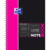 Oxford Studium A4+ Hardcover doppelspiralgebundenes Notebook, 5 mm kariert, 80 Blatt, sortierte Farben, SCRIBZEE® kompatibel