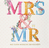 ABC Hochzeitskarte Mrs&Mr 1120010900 15x15cm