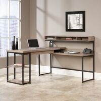 Streamline Home Office L-Shaped Desk Salt Oak - 5414417 -