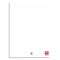 PLEIN CIEL Cahier piqûre 24x32cm 48 pages grands carreaux Seyès 90g. Couverture polypro incolore