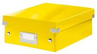 LEITZ Boîte CLICK&STORE taille S avec compartiments amovibles. Coloris Jaune