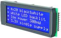 4x20 DIP Textdisplay