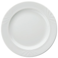 Teller flach Kiara; 22.5 cm (Ø); weiß; rund; 6 Stk/Pck