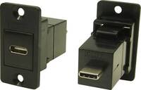 Adapter, Alj, beépíthető C típusú USB aljzat - B típusú USB csatlakozó CP30611 Cliff Tartalom: 1 db