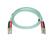 1m Aqua MM 50 125 OM4 Fiber Optic Cable
