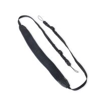 Neoprene shoulder strap with quick release - BLACK Straps