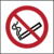 Schild - Rauchen verboten, Rot/Schwarz, 10 x 10 cm, Kunststoff, Kaschiert