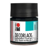 Decorlack Acryl, 50ml, schwarz MARABU 11300 005 073