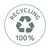Recycling Ordner-Etiketten, 38x192mm, 210 Stück, naturweiß AVERY ZWECKFORM LR4760-25
