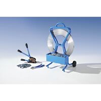 Strapping set, steel strapping