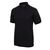 Nisbets Unisex Polo Shirt in Black - Polycotton with Ribbed Cuffs - XL