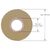 Thermotransfer-Etiketten 38 x 23 mm, wetterfest, 3.000 Polyesteretiketten auf 1 Rolle/n, 3 Zoll (76,2 mm) Kern, gelb, permanent
