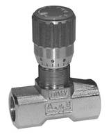 FT 2251/2-14, St/St hydraulic flow control & needle valve-bidirect-1/4 BSP