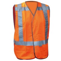 M-Wear veiligheidsvest / verkeersvest - RWS oranje - maat XL/XXL