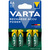 VARTA oplaadbare NiMH-batterij Mignon, AA, HR06, 4, 1,2V, 2600mAh, Voorgeladen, klaar voor onmiddellijk gebruik