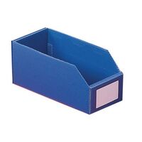 Twin walled polypropylene small parts bins - 100mm height