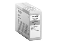 Epson T8507 Noir clair Cartouche d'encre ORIGINALE - C13T850700