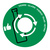 Coperchio raccolta vetro - per cestino 133R - diametro 38 cm - PVC - verde - Cep