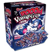 Fini Booom Vampire Lutschbonbon färbend mit Kaugummi 200 Stk