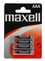 Maxell Alkáli AAA féltartós mini ceruza elem (4db / csomag) (LR03/MAX154035)