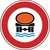 Verkehrszeichen VZ 269 Verbot für Fahrzeuge mit wassergefährdender Ladung, Ø 600, 2mm flach, RA 1