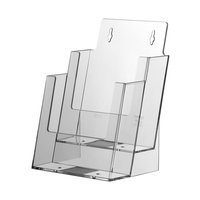 Prospektfächer / Mehrfachständer / Thekenaufsteller / 2-fach Tischprospektständer „Universum“ | DIN A5 44 mm