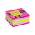 Öntapadó jegyzettömb STICK`N 51x51mm neon rózsaszín mix 250 lap