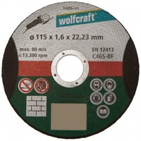 WOLFCRAFT 1686999 - Disco de corte para piedra granel diam 115 x 16 x 222 mm