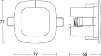 STEIN PRAESENZMELDER IR QUATTRO 058494 SLIM KNX V3