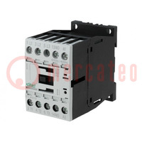 Contactor: 3-pole; NO x3; Auxiliary contacts: NO; 110VDC; 9A; DILM9