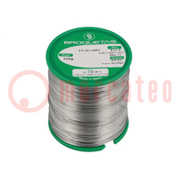 Soldering wire; Sn96,5Ag3Cu0,5; 0.5mm; 0.25kg; lead free; reel