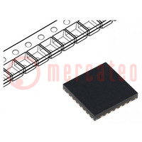 IC: dsPIC microcontroller; 128kB; 16kBSRAM; QFN28; 3÷3.6VDC; DSPIC