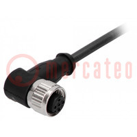 Plug; M12; PIN: 3; female; A code-DeviceNet / CANopen; 0.5m; cables