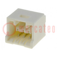 Socket; wire-board; male; CLIK-Mate; 1.5mm; PIN: 3; THT; PCB snap; 2A