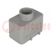 Custodia: per connettori HDC; Han® B; dimensione 10B; dritto