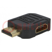 Adapter; HDMI 270° Buchse,HDMI Stecker