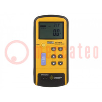 Meter: calibrator; thermocouple; ±(0.025%+2digit); Unit: °C,°F