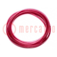Pneumatic tubing; max.8bar; L: 20m; r bending min: 35mm; red