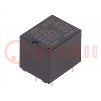 Relay: electromagnetic; SPDT; Ucoil: 12VDC; 10A; 10A/277VAC; PCB