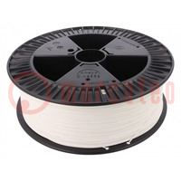 Filament: PLA; Ø: 1.75mm; white; 200÷235°C; 2kg