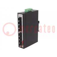 Switch Ethernet; no administrado; Número de puertos: 8; 12÷48VDC