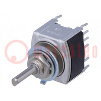 Switch: rotary; Pos: 3; SP3T; 0.01A/28VAC; 0.01A/28VDC; -10÷70°C