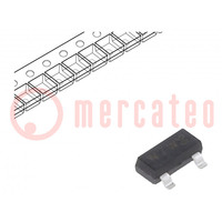 Transistor: PNP; bipolar; 150V; 1A; 300mW; SOT23,TO236AB