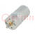 Motor: DC; with gearbox; HP; 6VDC; 6.5A; Shaft: D spring; 2150rpm