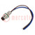 Connector: M8; male; PIN: 4; straight; for panel mounting; socket