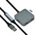 VALUE USB 3.2 Gen 1 Hub, 4 Ports (2x USB-A + 2x USB-C), mit Verlängerungskabel, schwarz, 10 m