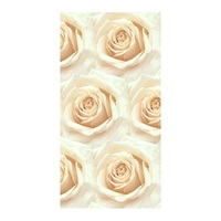 Asztalterítő 1,2x1,8 m papír damaszt dombornyomású Fehér rózsa