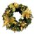 Artificial Glitter Christmas Wreath Ring - 40cm, Silver