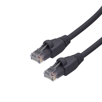 Videk Cat6 Booted UTP RJ45 to RJ45 Patch Cable Grey 0.3Mtr
